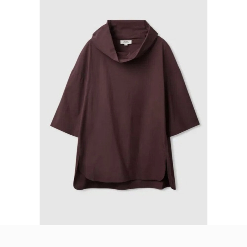 COS Women's Deep Burgundy Tunic